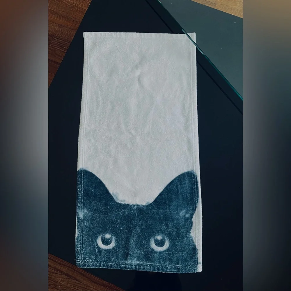 Black Cat Towel